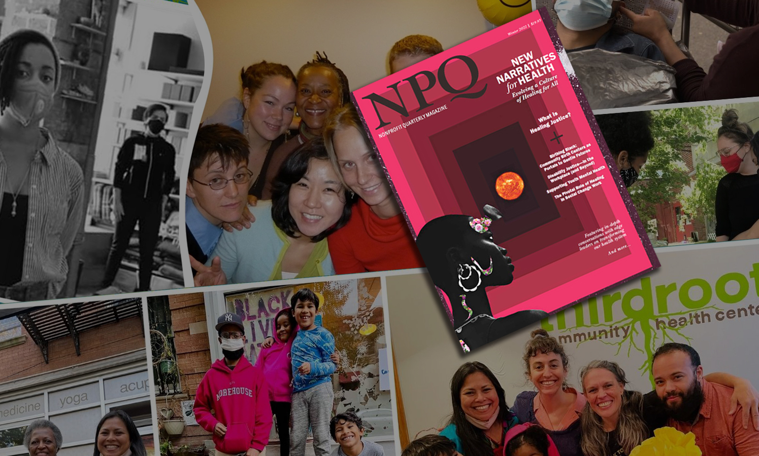Collage of Thirdroot images published in NPQ Magazine